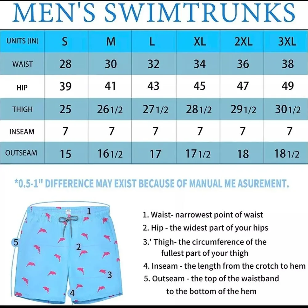 Biwisy Swim Trunks Shorts NWT size 2XL Quick Dry Mesh Blue Lining V-1